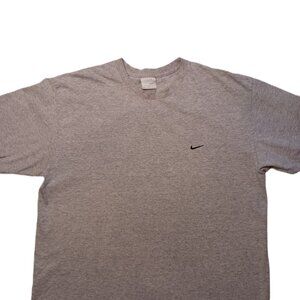 Nike Mens Size XL Short Sleeve T Shirt Gray Nike Logo Cotton Mens XL